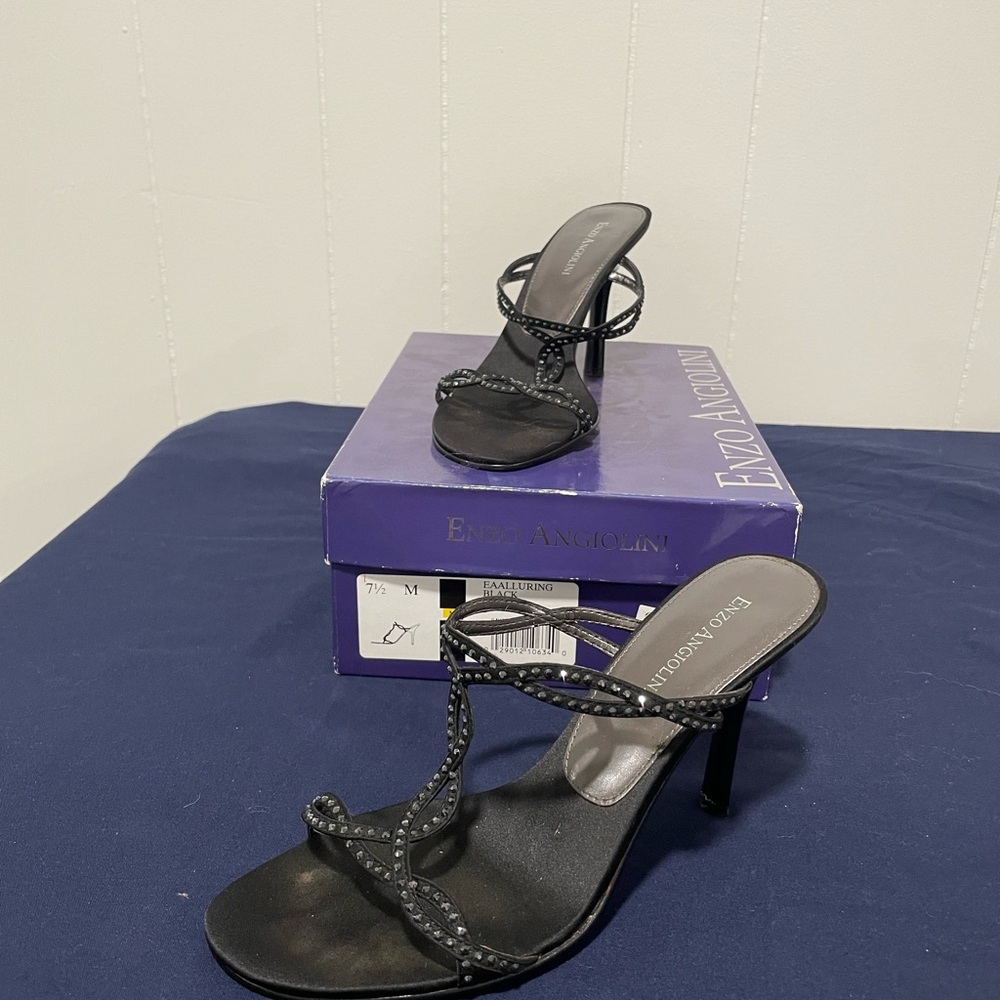 Enzo Angiolini Black Women's Sandals